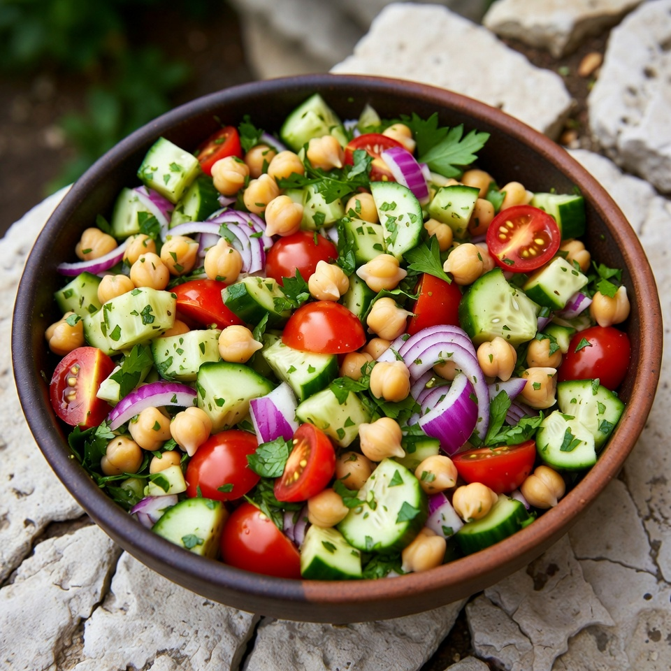 Mediterranean Chickpea Salad: Super Easy Meal Prep Idea